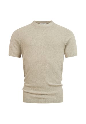 INDICODE JEANS, INBROKBELL T-SHIRT - T-shirt basic - stone