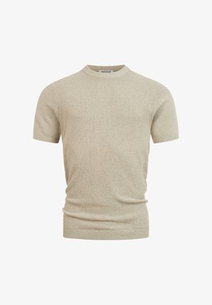 INDICODE JEANS, INBROKBELL T-SHIRT - T-paita - stone