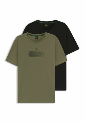 TS GRAPHIC 2 PACK SET - T-shirt con stampa - khaki one