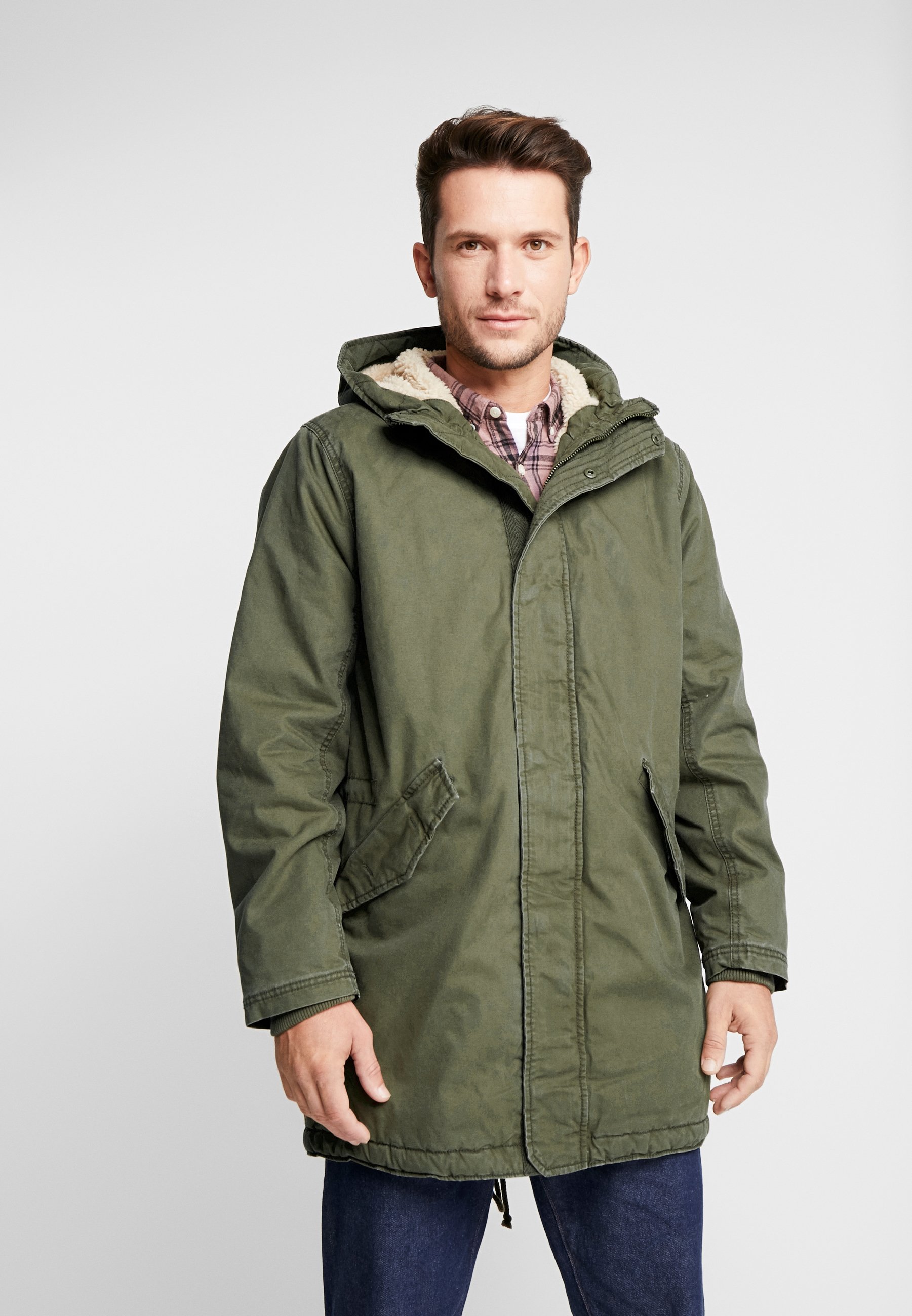 lined fishtail parka jacket