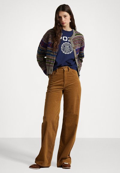 Polo Ralph Lauren COTTON CORDUROY WIDE-LEG PANT - Pantaloni - tan