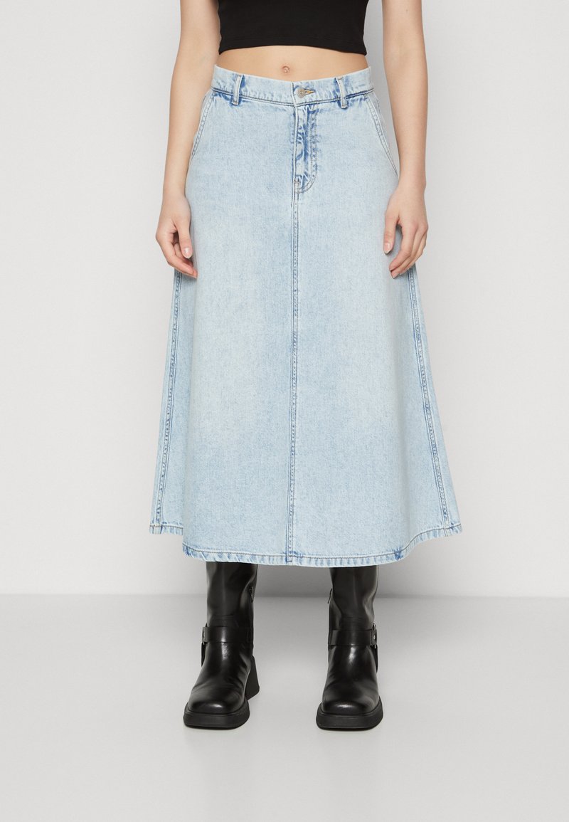 ONLY - ONLMINDY LOOSE SKIRT - Teksaseelik - light blue denim, Suurenda