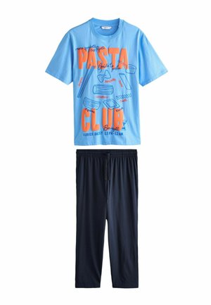 GRAPHIC SHORT SLEEVE SET   - Nattøj sæt - blue