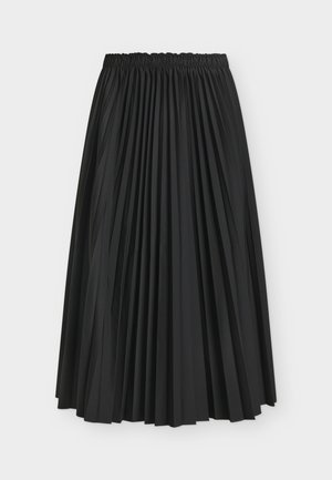 Tommy Hilfiger, MIDI SKIRT - Πλισέ φούστα - black