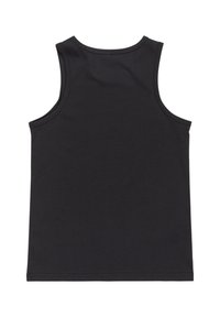 Camiseta de tirantes negra con corte clásico. Hecha de un suave material de algodón, con bordes lisos y sin adornos.