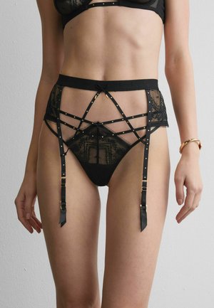 FLIRT FEARLESSLY - Jarretels - black