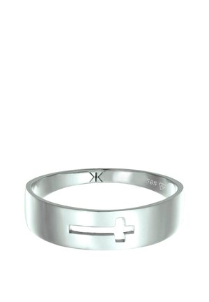 BASIC CROSS CUT OUT - Ringe - weiß