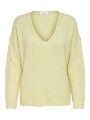 JDY, ELANORA L/S NOOS - Pullover - pastel yellow