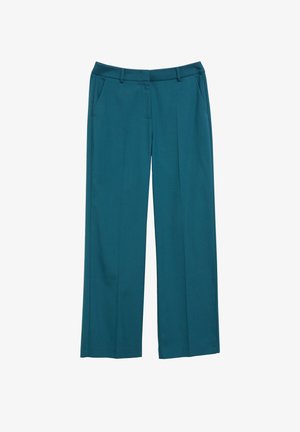 comma, HOSE - Stoffhose - petrol