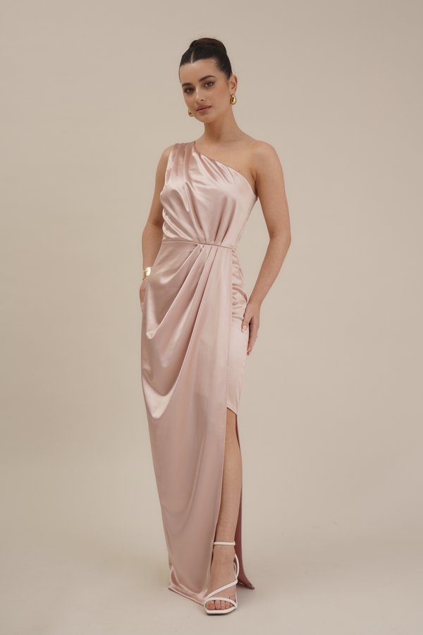 MINAH ONE SHOULDER MAXI DRESS - Jersey dress