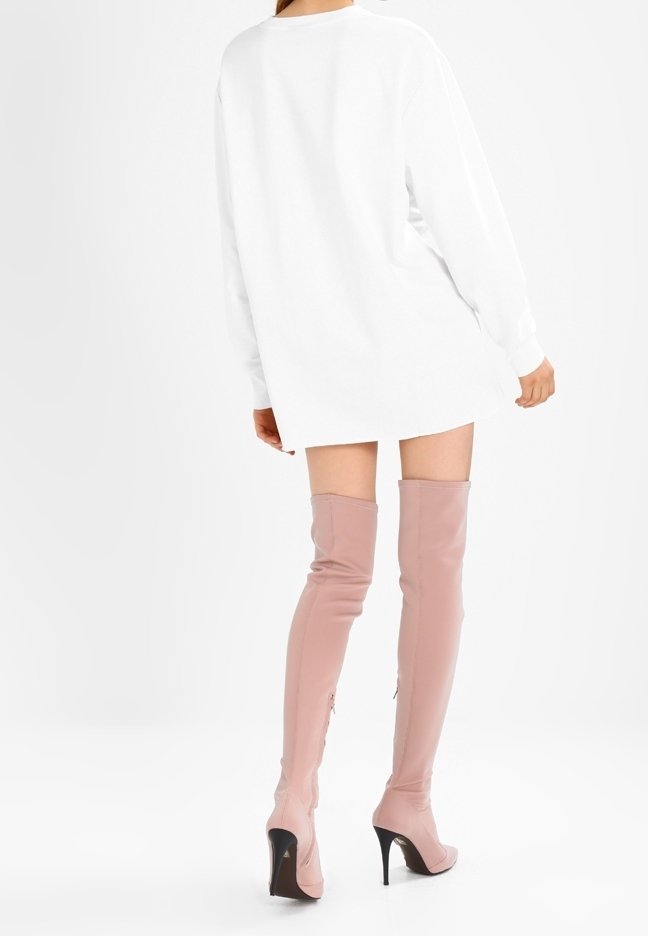 topshop white long sleeve dress Topshop Day dress - white - (Pre-owned)