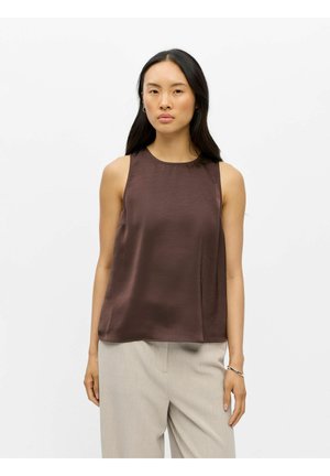 Object Blouse - seal brown