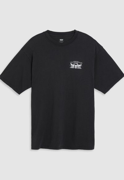 T-shirt imprimé - jet black