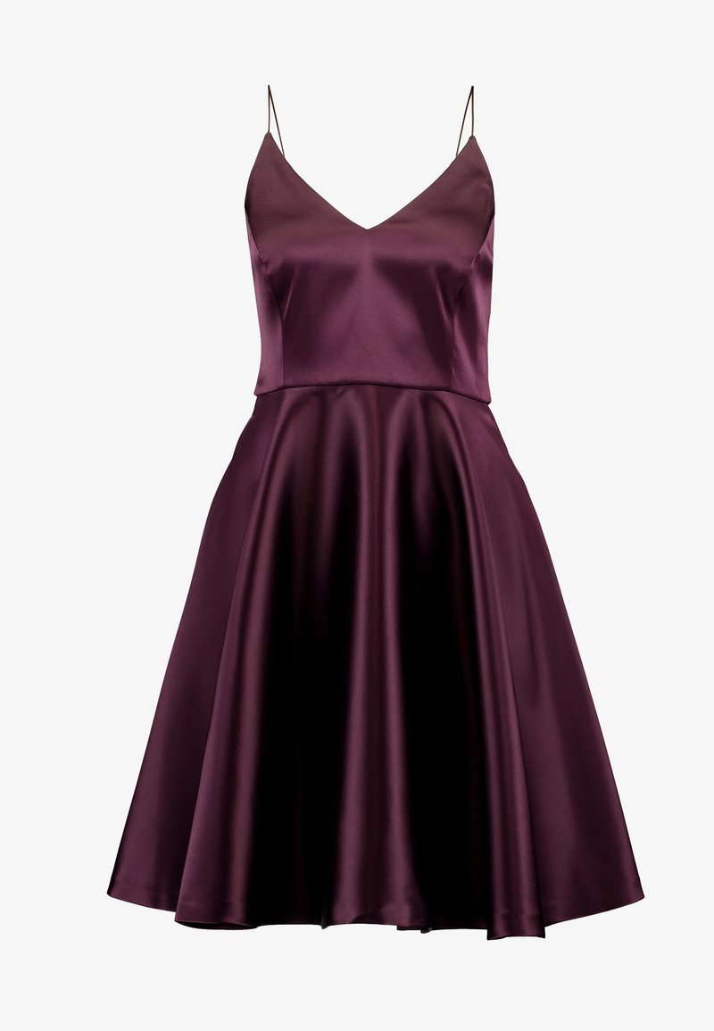 Forever New Dixie Mini Prom Cocktailkleid Festliches Kleid Winter Fig Dunkellila Zalando De