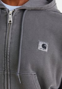 Carhartt WIP HOODED NELSON JACKET - Lukuga pusa - graphite