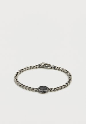 OCTAGON PAVE CHAIN - Βραχιόλι - silver-coloured
