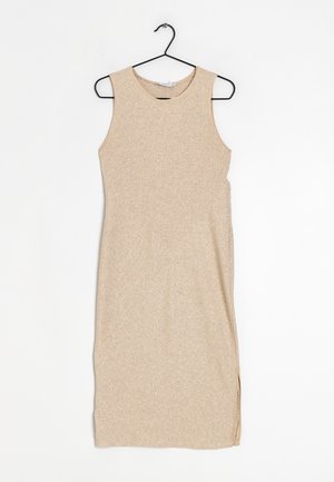Mango Vestido de punto - gold