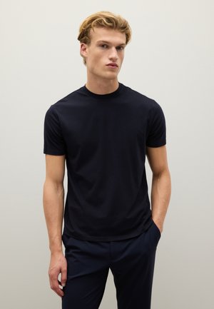 REGULAR FIT - Camiseta básica - navy blue