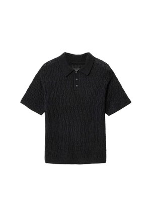 AllSaints, CYCLONE SS POLO - Poloshirt - black