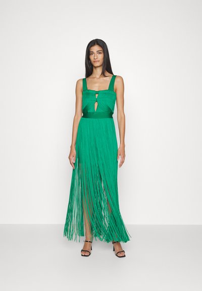 Hervé Léger CONTOUR BUST WIDE STRAP FRINGE GOWN - Μάξι φόρεμα - cypress