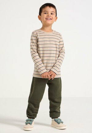 Lindex, LINDEX JOGGERS WITH BRUSHED INSIDE LINDEX UNISEX - Træningsbukser - dark khaki green