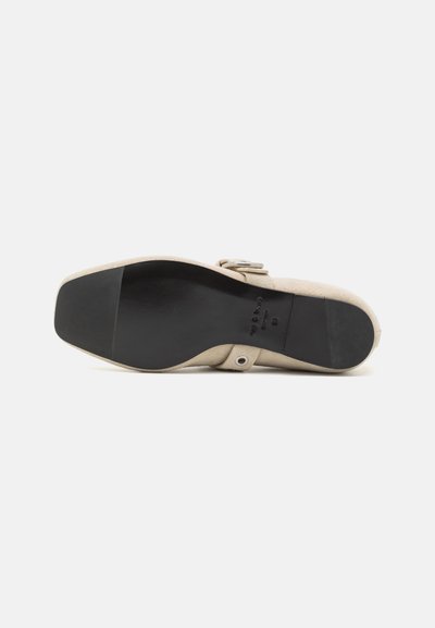 rag & bone SPIRE MARY JANE GROMMETS - Ankle strap ballet pumps - lightsands