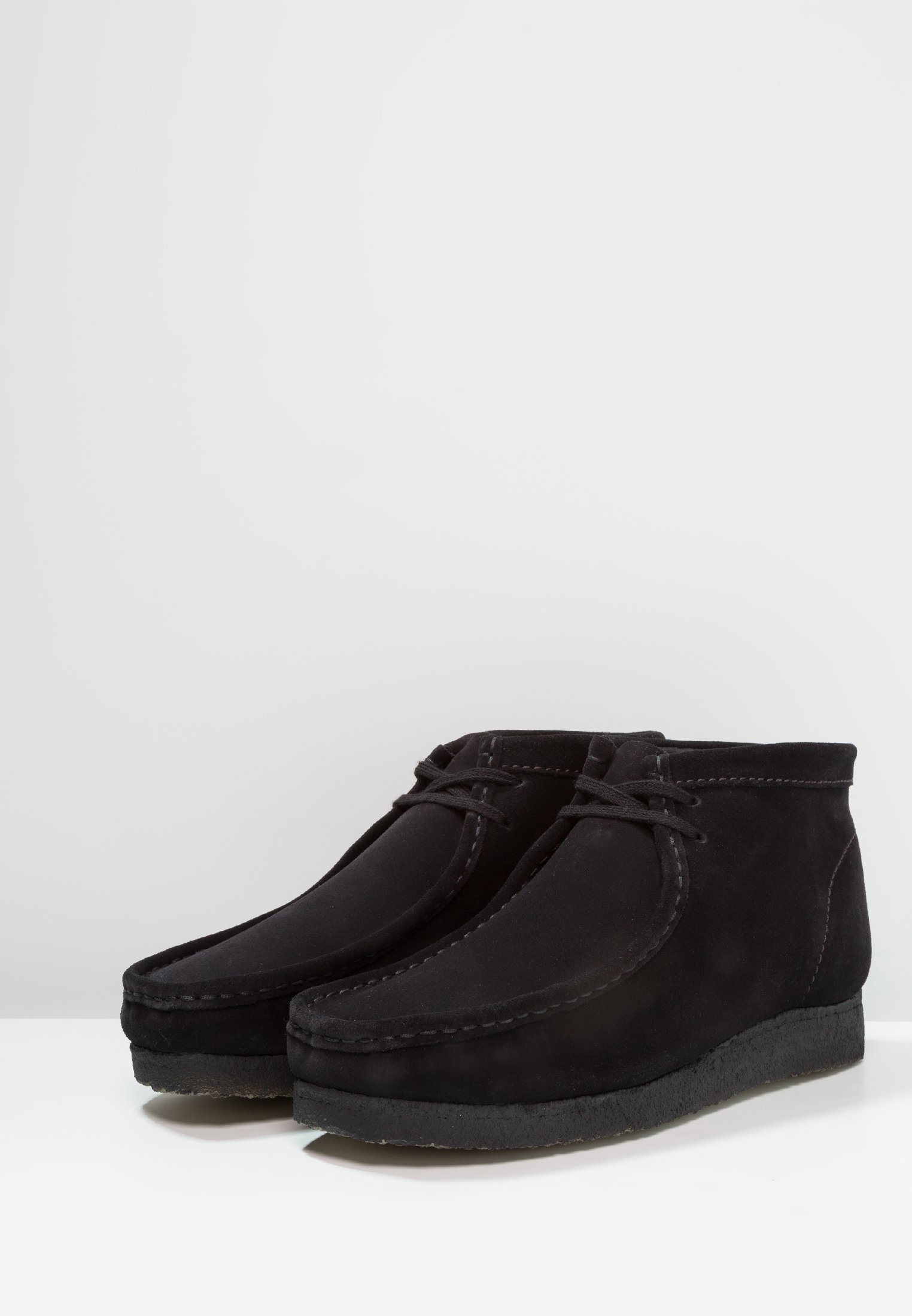 clarks wallabees sale black