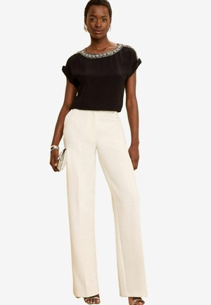 Love & Roses ROLL SLEEVE - Palaidinė - embelished black