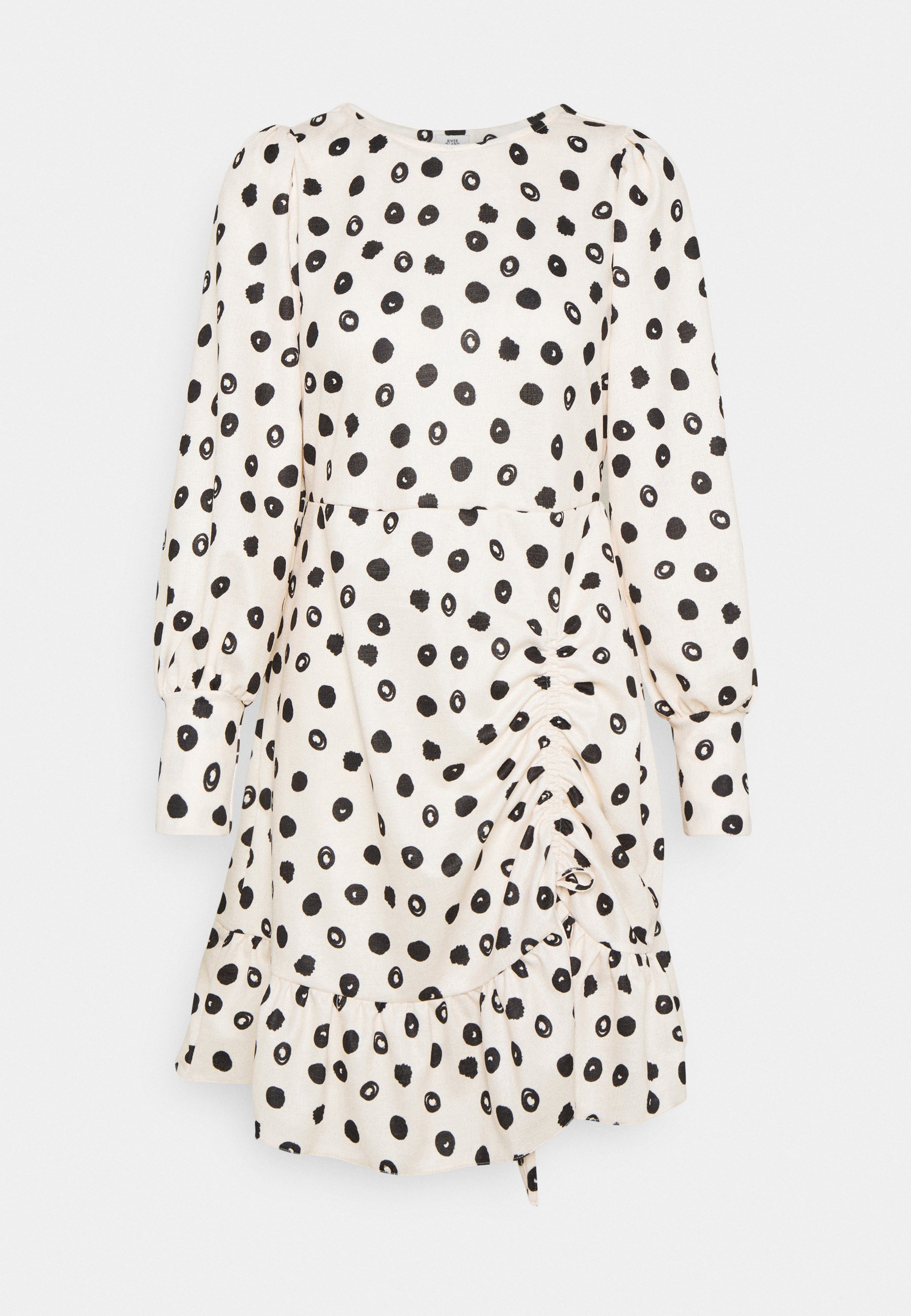 River Island ROUCHED SKIRT MINI DRESS 
