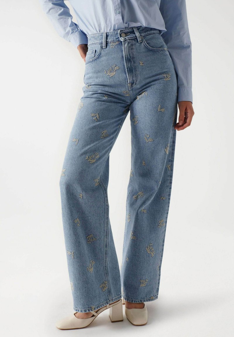 Salsa Jeans TRUE WIDE Flared Jeans blau Zalando.at