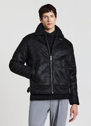 Calliope Giacca in similpelle - nero