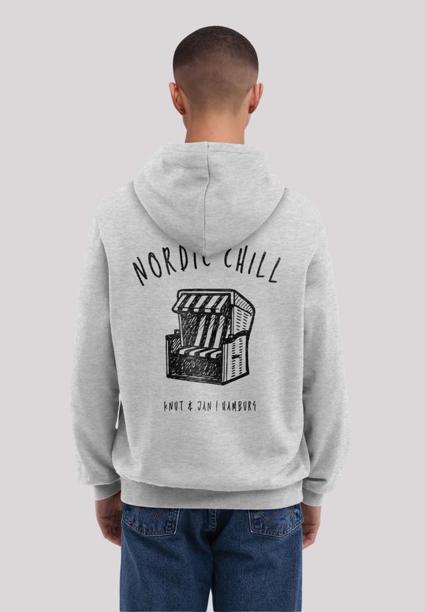 KNUT UND JAN SCRIBBLE LOGO - Kapuzenpullover