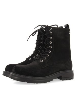 Bottes à lacets - black