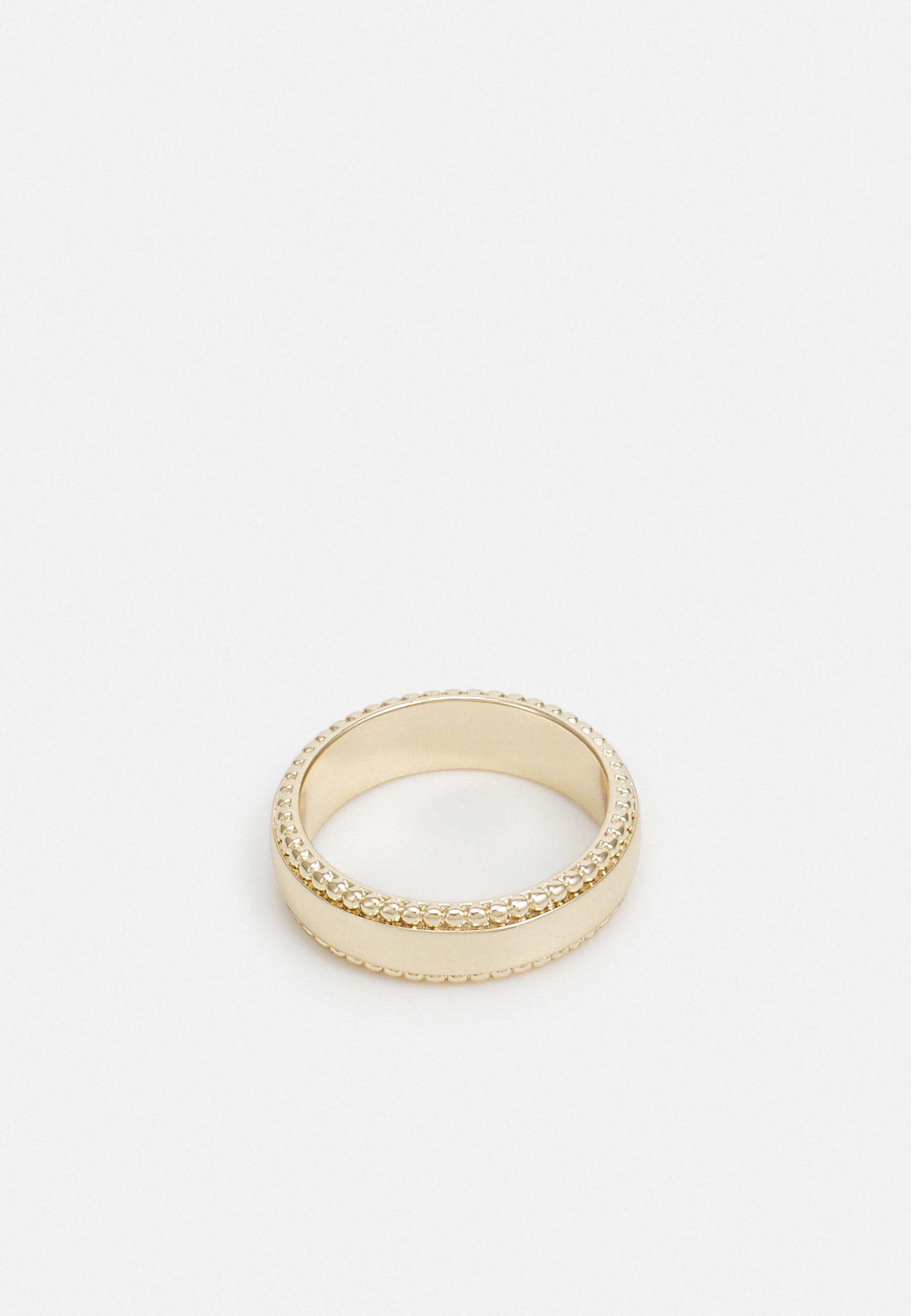 【 Ralph Lauren 】 Band ring Lauren Ralph Lauren Gold Tone Ribbed Emerald Cut Band Ring