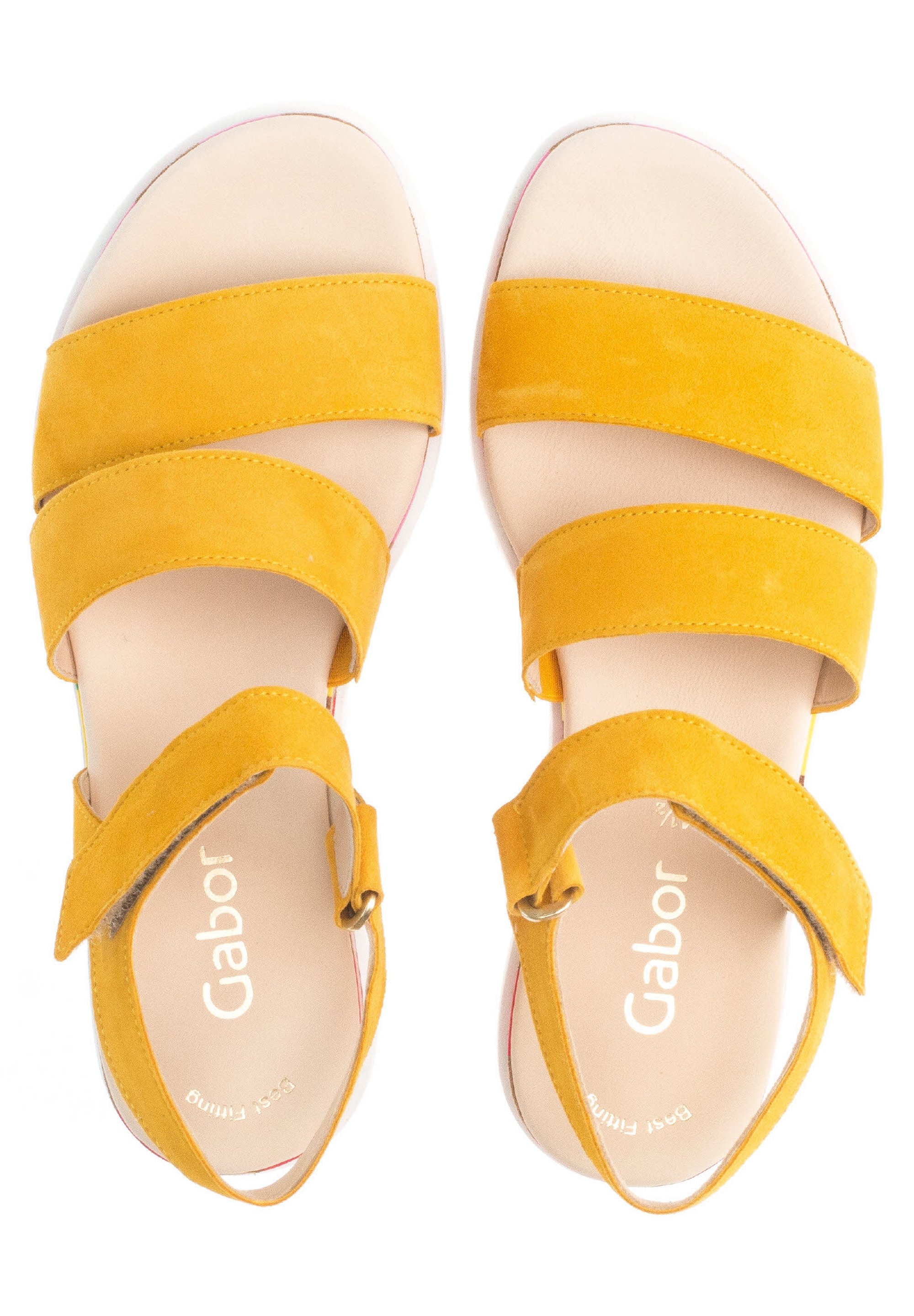 Gabor Sandalen met plateauzool - sun (multic.)/Geel - Zalando.be