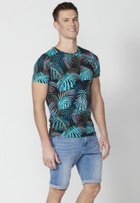 Koroshi SHORT SLEEVE  - Triko s potiskem - black