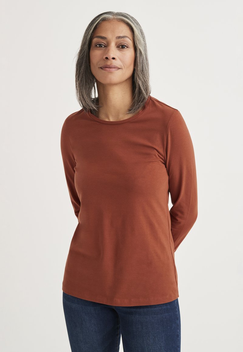 Cellbes of Sweden WITH LONG SLEEVE - Langarmshirt - rust