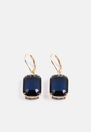 DROP - Øreringe - gold-coloured/dark indigo