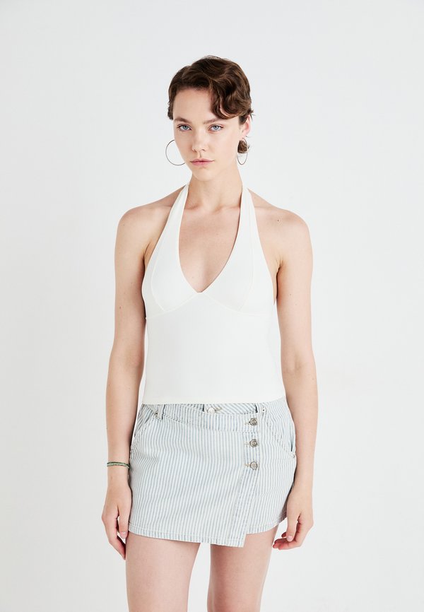 STILL HERE HALTER  - Top - ivory