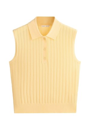 OYSHO, Polo - mottled yellow