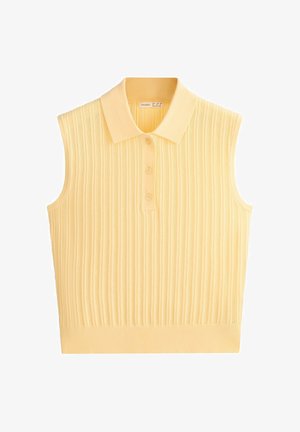 OYSHO, Poloshirt - mottled yellow