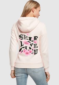 Mister Tee SELF LOVE CLUB  - Mikina s kapucí - pink