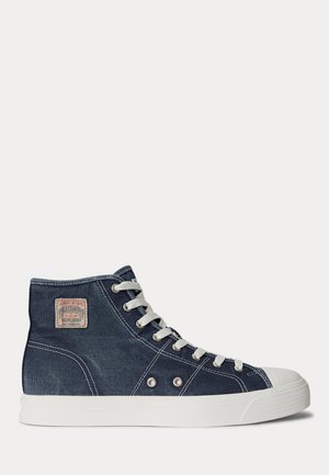 Polo Ralph Lauren, AYERS CANVAS HIGH TOP SNEAKER - Sneaker high - navy