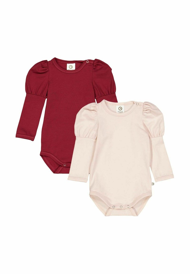 Müsli by GREEN COTTON - LANGARM 2ER-PACK - Body - nightingale cabernet, Enlarge
