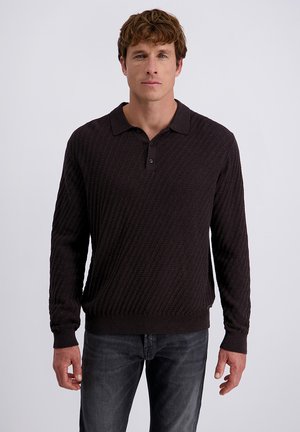 STRICK POLOKN - Polo - mulch