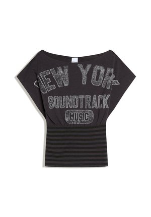 T-shirt con stampa - grey