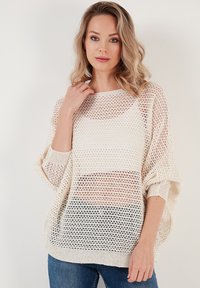 LELA Pulover - ecru