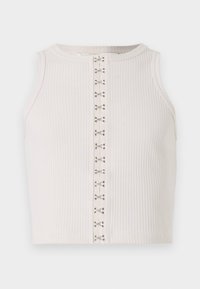 HOOKED TANK UNISEX - Débardeur - natural white