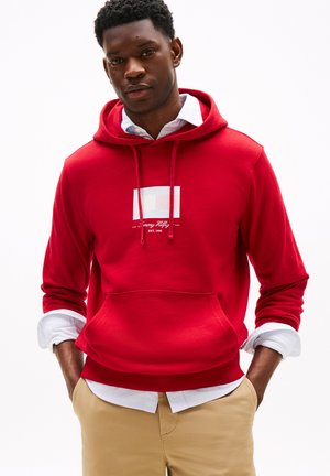 Kapuzenpullover - medium red