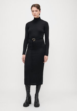 VMLOUISA HIGH NECK DRESS  - Vestido direito - black